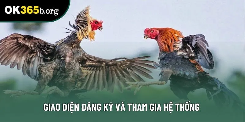 Giao diện đăng ký và tham gia hệ thống Giao diện đăng ký và tham gia hệ thống