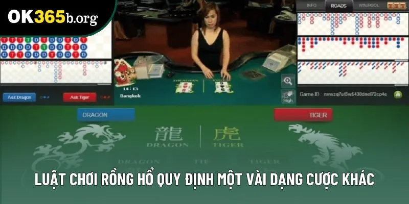 Luật chơi Rồng Hổ quy định một vài dạng cược khác Luật chơi Rồng Hổ quy định một vài dạng cược khác