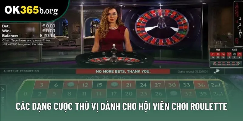 Các dạng cược thú vị dành cho hội viên chơi Roulette Các dạng cược thú vị dành cho hội viên chơi Roulette